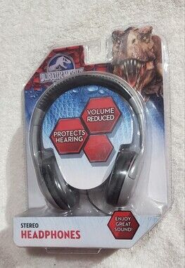Jurassic World Stereo Sound Headphones (Brand New in Box)